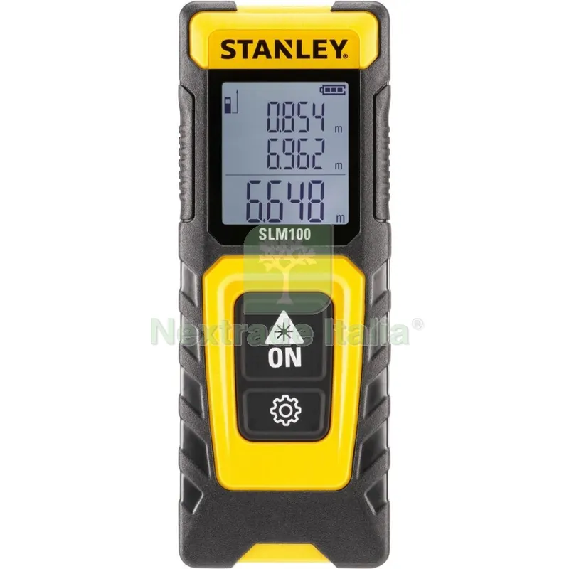 ST MISURATORE LASER SLM100 30M ART.STH77100-0 — Misurazione e taglio manuale — rif. FERX.500324 ST MISURATORE LASER SLM100 30M ART.STH77100-0 — Misurazione e taglio manuale — rif. FERX.500324