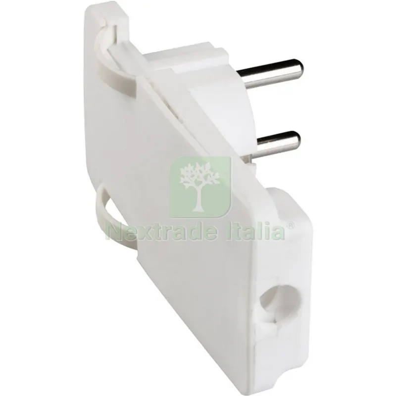 Polypool PP0454 Spina Spaziozero Schuko Bianca — Interruttori e prese — rif. FERX.500329 Polypool PP0454 Spina Spaziozero Schuko Bianca — Interruttori e prese — rif. FERX.500329
