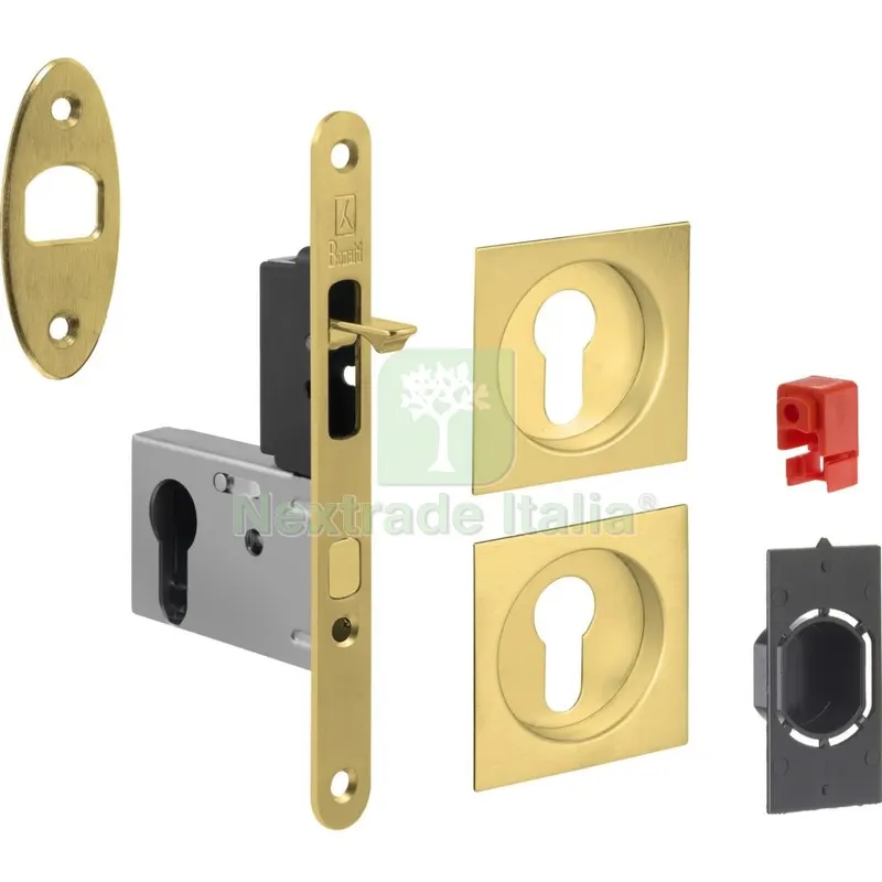 KIT PER PORTE SCORREVOLI EASY G500T YALE ORO LUCIDO — Ferramenta porte e finestre — rif. FERX.500343 KIT PER PORTE SCORREVOLI EASY G500T YALE ORO LUCIDO — Ferramenta porte e finestre — rif. FERX.500343