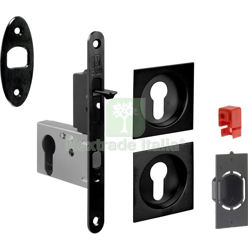 KIT PER PORTE SCORREVOLI EASY G500T YALE NERO — Ferramenta porte e finestre — rif. FERX.500346 KIT PER PORTE SCORREVOLI EASY G500T YALE NERO — Ferramenta porte e finestre — rif. FERX.500346