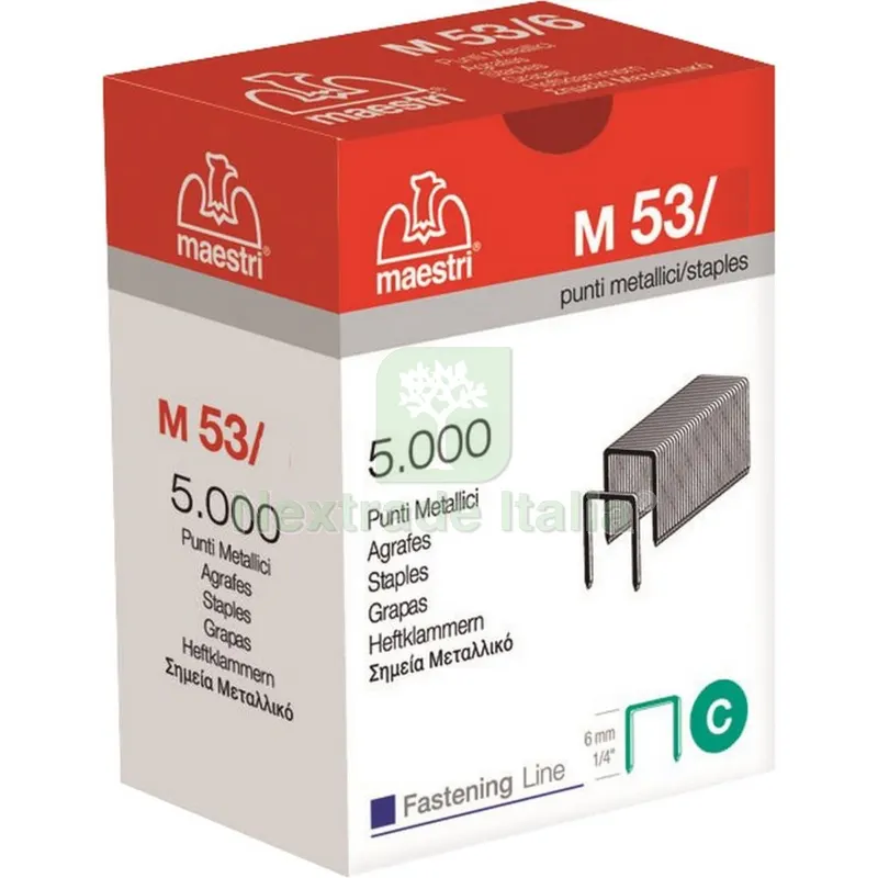Maestri Punti ART. M 53/10 (PZ.5.000) — Chiodi e graffe — rif. FERX.500350