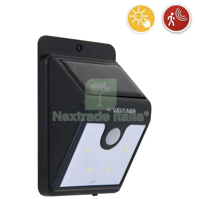 Applique LED a Carica Solare con Sensore di Movimento SL210 — Illuminazione — rif. FERX.500431 Applique LED a Carica Solare con Sensore di Movimento SL210 — Illuminazione — rif. FERX.500431