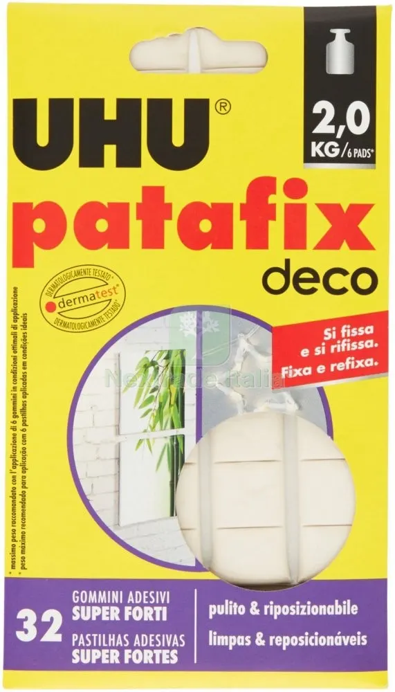 12PZ UHU TAC PATAFIX SUPER FORTE FINO A KG.2 — Elettroseghe e motoseghe — rif. FERX.50045