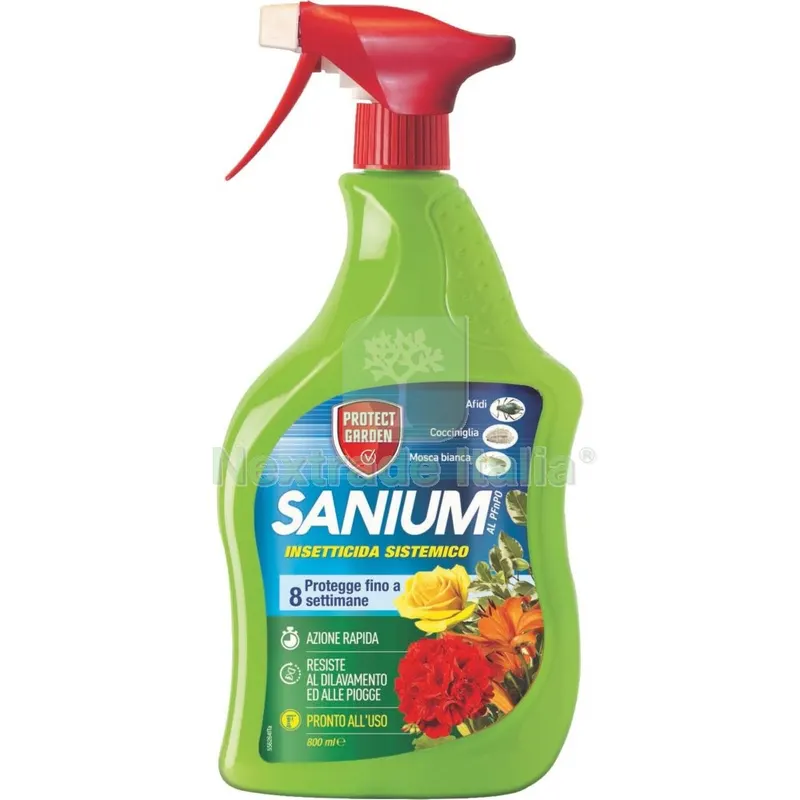 12PZ Bayer/SBM Disabituante per Animali Sistemico Sanium al 800 ML — Protezione piante e sementi — rif. FERX.500474 12PZ Bayer/SBM Disabituante per Animali Sistemico Sanium al 800 ML — Protezione piante e sementi — rif. FERX.500474