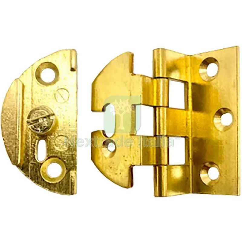 6PZ CERNIERA ALI ZANCATE CON ASOLA BRONZATA — Cerniere e cardini — rif. FERX.500476 6PZ CERNIERA ALI ZANCATE CON ASOLA BRONZATA — Cerniere e cardini — rif. FERX.500476