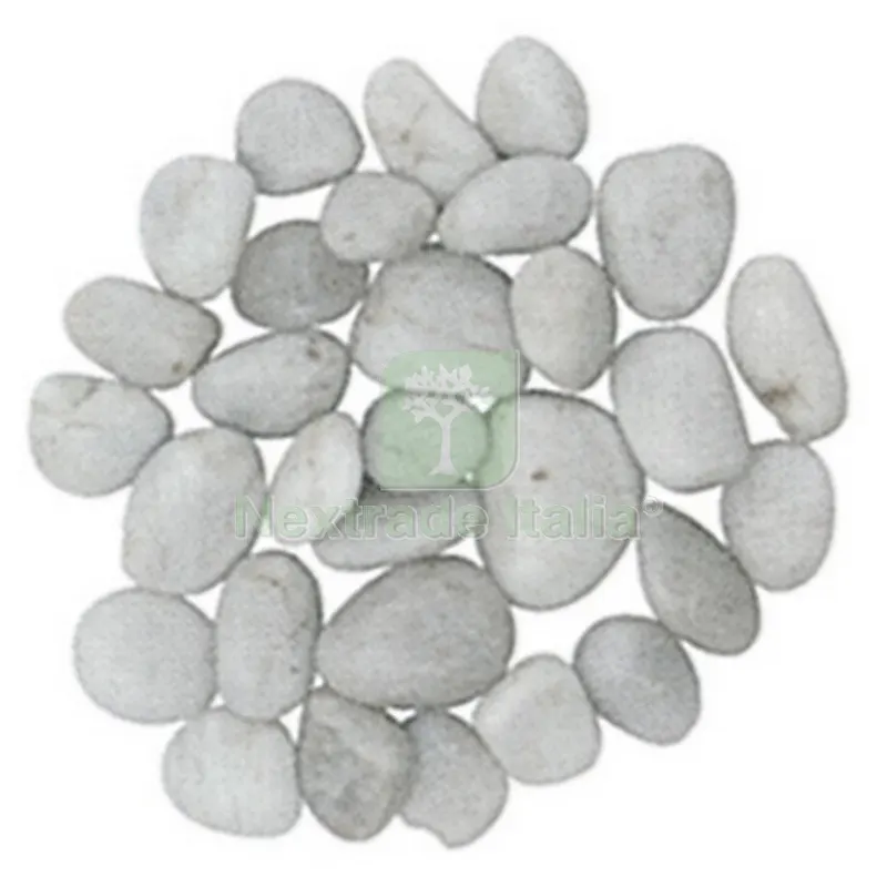 Ciottoli Levigati Bianco Carrara KG 20 — Pannelli e tavole in legno — rif. FERX.500478