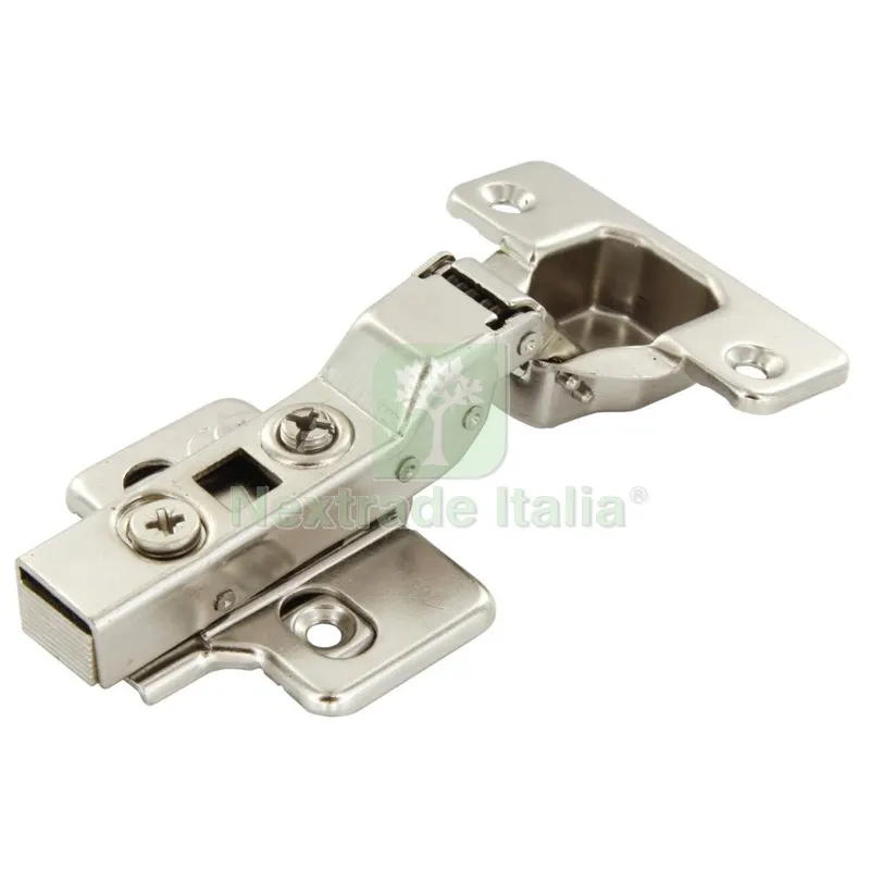 BL Cerniere con Ammortizzatore Nichelate Collo 8 D.35 con Basetta (PZ.2) — Cerniere e cardini — rif. FERX.500606 BL Cerniere con Ammortizzatore Nichelate Collo 8 D.35 con Basetta (PZ.2) — Cerniere e cardini — rif. FERX.500606