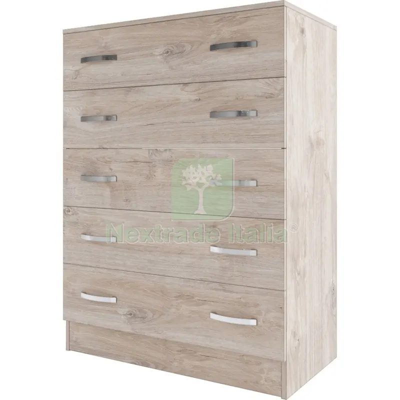 Kit Cassettiera 5 Cassetti 111X80X45 CM Rovere Vintage K360 — Arredo — rif. FERX.500631