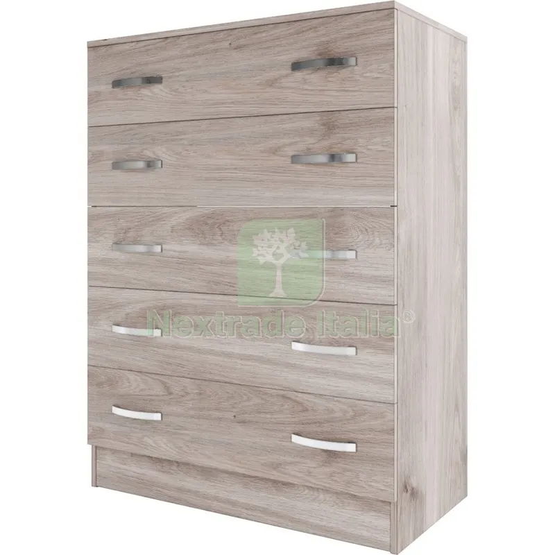 Kit Cassettiera 5 Cassetti 111X80X45 CM Rovere Grigio K357 — Arredo — rif. FERX.500636 Kit Cassettiera 5 Cassetti 111X80X45 CM Rovere Grigio K357 — Arredo — rif. FERX.500636