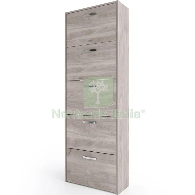 Kit Scarpiera 5 Ante Doppia Profondita' 60X172X25 CM Rovere Grigio K357 — Arredo — rif. FERX.500658 Kit Scarpiera 5 Ante Doppia Profondita' 60X172X25 CM Rovere Grigio K357 — Arredo — rif. FERX.500658