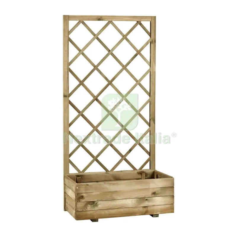 FIORIERA CON GRIGLIA MALIKA CM.40X80X180H — Vasi e fioriere — rif. FERX.500735 FIORIERA CON GRIGLIA MALIKA CM.40X80X180H — Vasi e fioriere — rif. FERX.500735