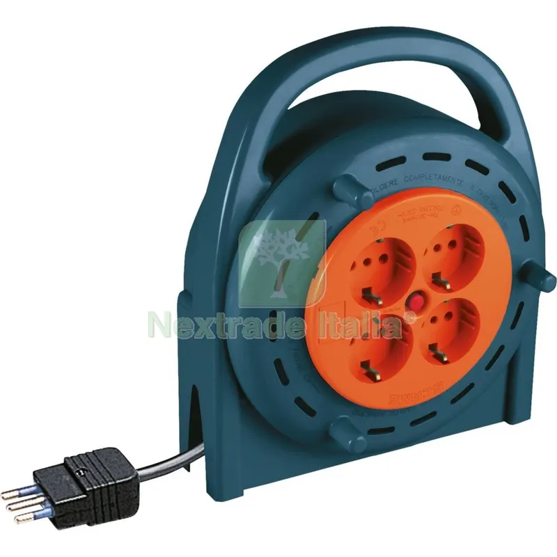 Polypool PP0695Q Avvolgicavo ML.10 3X1,5 4 Prese SCHUKO+DISGIUNTORE — Tubi e raccordi — rif. FERX.500748 Polypool PP0695Q Avvolgicavo ML.10 3X1,5 4 Prese SCHUKO+DISGIUNTORE — Tubi e raccordi — rif. FERX.500748