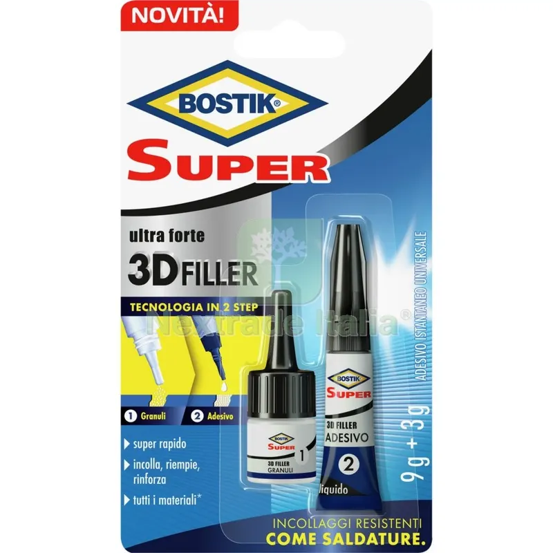 6PZ BOSTIK ADESIVO SUPER 3D FILLER — Adesivi e sigillanti — rif. FERX.500766