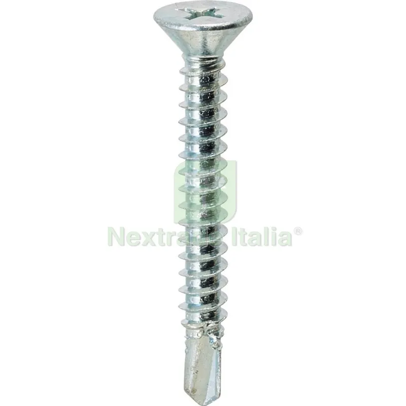 1000PZ VITI AUTOPERFORANTI TESTA SVASATA PIANA A CROCE MM 2,9X13 — Viti — rif. FERX.500809 1000PZ VITI AUTOPERFORANTI TESTA SVASATA PIANA A CROCE MM 2,9X13 — Viti — rif. FERX.500809