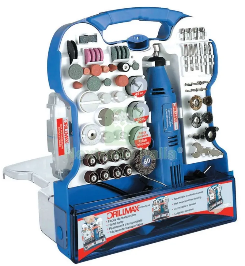 Minitrapano Drill Max (158 PZ.) — Trapani e avvitatori — rif. FERX.50081 Minitrapano Drill Max (158 PZ.) — Trapani e avvitatori — rif. FERX.50081