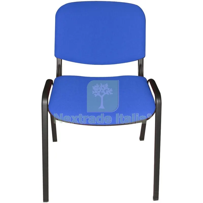 Sedia Interlocutoria MOD.OFFICE Nero/Blu — Arredo — rif. FERX.500901