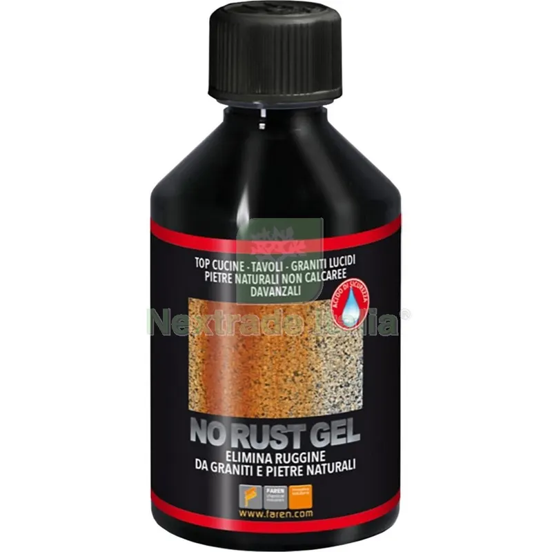 12PZ ELIMINA RUGGINE NO RUST GEL ML 250 — Vernici e smalti — rif. FERX.500910 12PZ ELIMINA RUGGINE NO RUST GEL ML 250 — Vernici e smalti — rif. FERX.500910