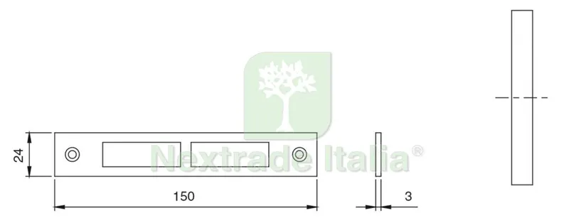 5PZ ISEO ART. 038.080 CONTROPIASTRA X ART. 981-983 — Serrature e cilindri — rif. FERX.50095 5PZ ISEO ART. 038.080 CONTROPIASTRA X ART. 981-983 — Serrature e cilindri — rif. FERX.50095