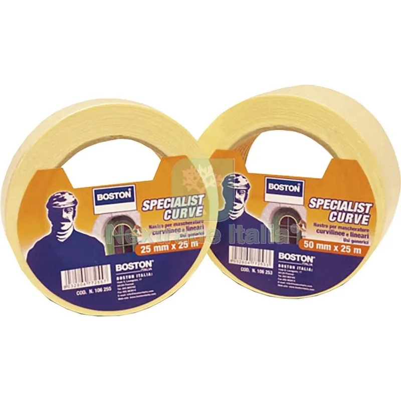 Boston Nastro Maschera Specialist Curve 25X25 MT — Protezioni corpo — rif. FERX.500979 Boston Nastro Maschera Specialist Curve 25X25 MT — Protezioni corpo — rif. FERX.500979