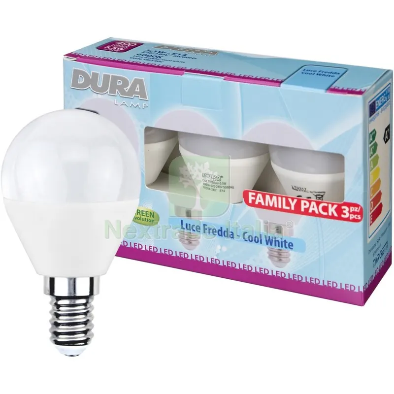 10PZ LED Set 3 Sfera W5,5E27 LUMEN490-6500K Fredda — Illuminazione — rif. FERX.500995 10PZ LED Set 3 Sfera W5,5E27 LUMEN490-6500K Fredda — Illuminazione — rif. FERX.500995