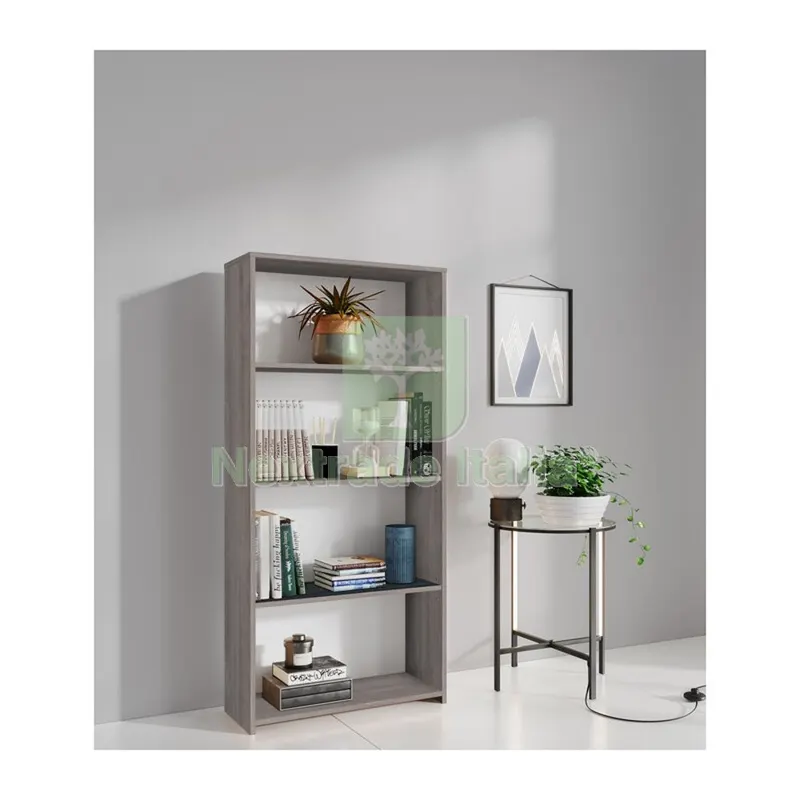 Kit Libreria 3 Ripiani Rovere GRI. CM.L65XH138XD25 — Arredo — rif. FERX.501015