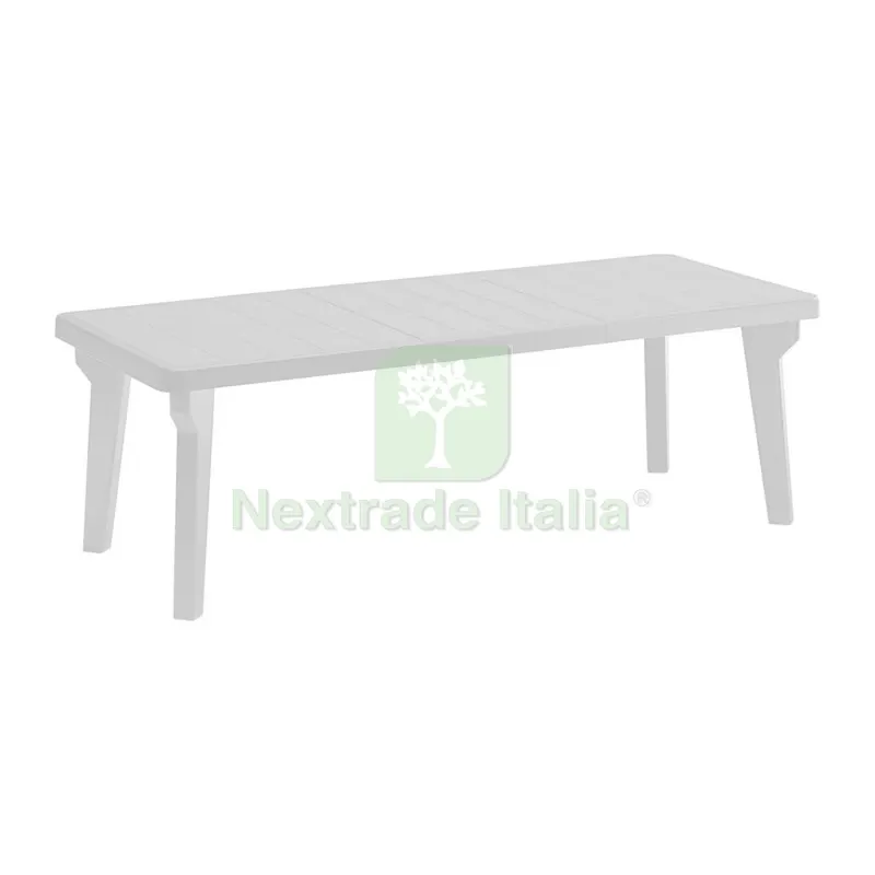 Tavolo Bergen 160/220X90X74H Bianco — Tempo libero outdoor — rif. FERX.501036 Tavolo Bergen 160/220X90X74H Bianco — Tempo libero outdoor — rif. FERX.501036