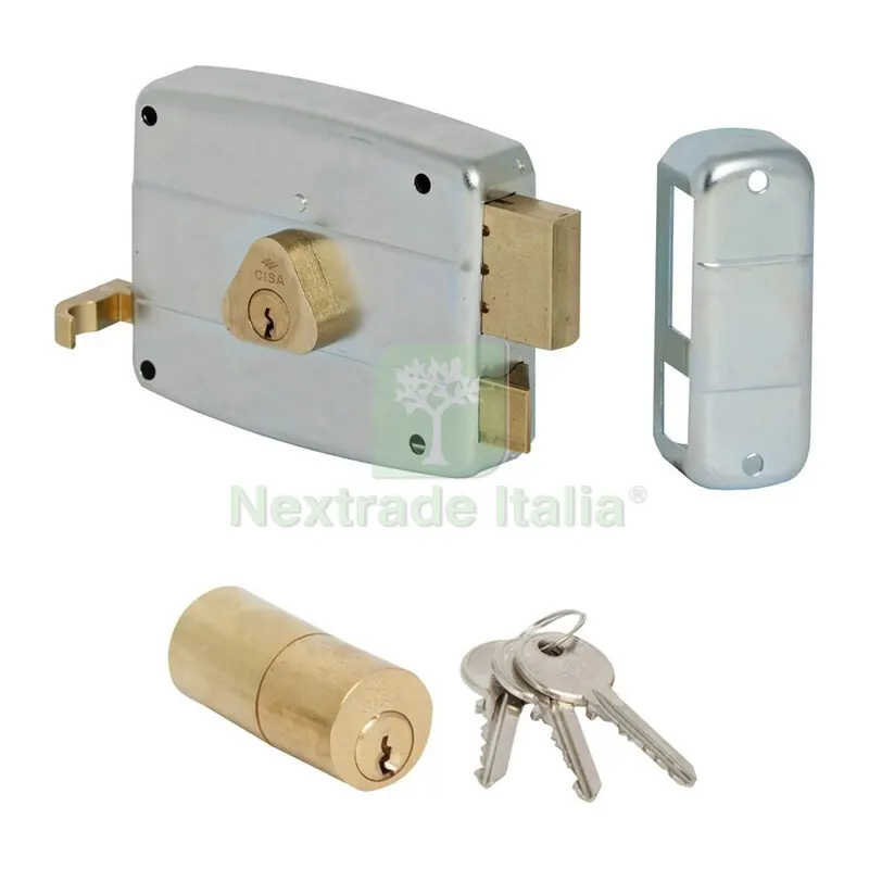 CISA 50521 60 MM SX SERRATURA APPLICARE FERRO — Serrature e cilindri — rif. FERX.501052
