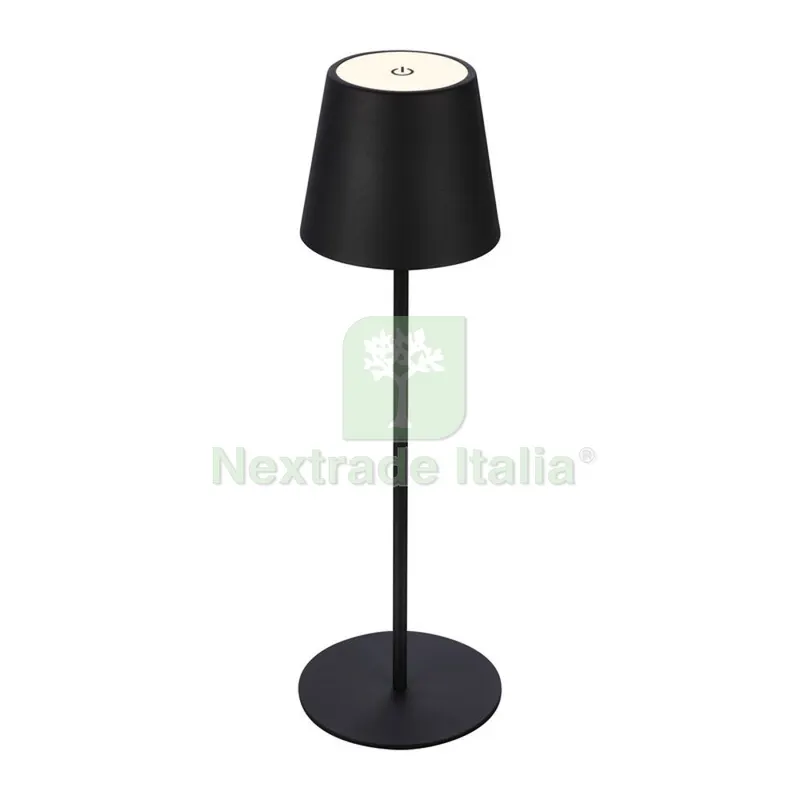 LAMPADA DA TAVOLO BT10008 NERO BATTERIA RICARIC. — Illuminazione — rif. FERX.501165