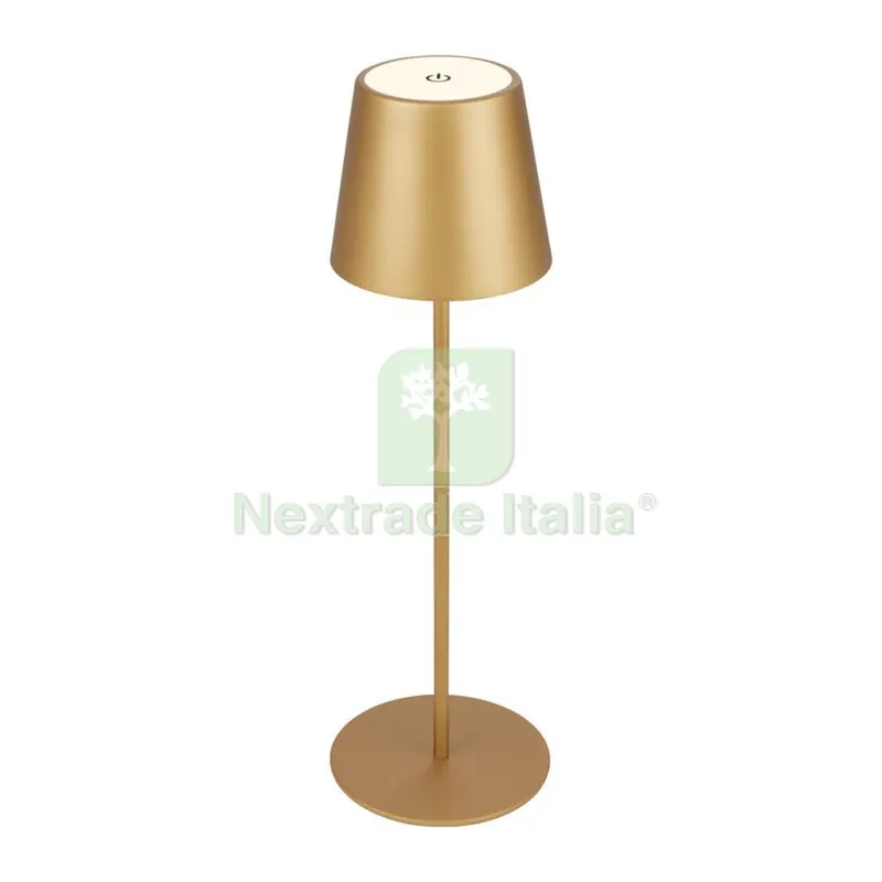 Lampada da Tavolo BT10009 Oro Batteria Ricaric. — Illuminazione — rif. FERX.501167