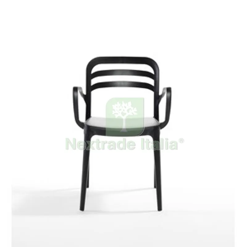 Sedia con Braccioli Aspen Nera — Arredo — rif. FERX.501433 Sedia con Braccioli Aspen Nera — Arredo — rif. FERX.501433