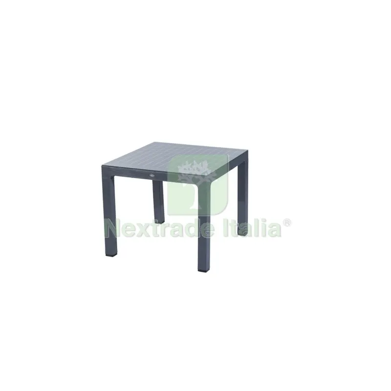 Tavolo con Vetro Regnum CM 90X90X75H Antracite — Casalinghi e organizzazione — rif. FERX.501439 Tavolo con Vetro Regnum CM 90X90X75H Antracite — Casalinghi e organizzazione — rif. FERX.501439