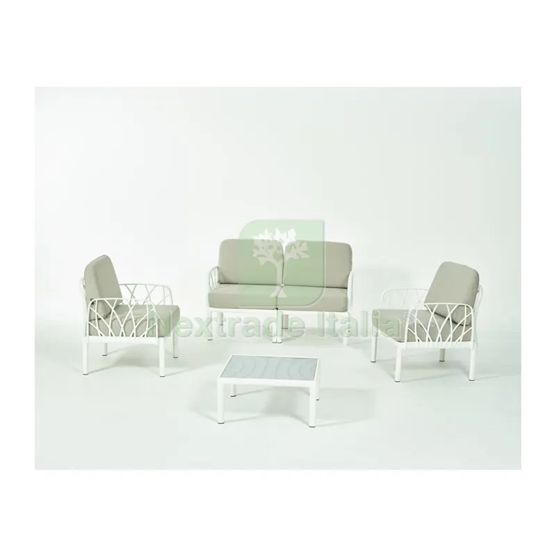 SALOTTO 4PZ CON CUSCINI GARDA BIANCO — Scarichi e sifoni — rif. FERX.501441