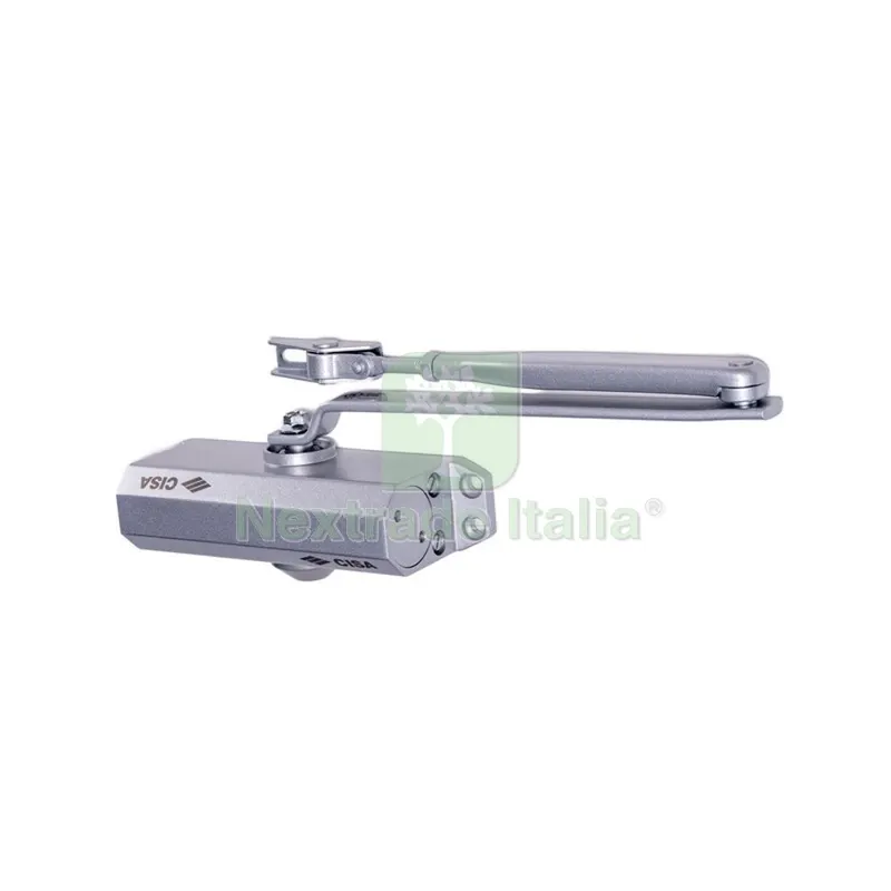 CISA ART. 60460 CHIUDIPORTA S-ARRESTO ARGENTO — Ferramenta porte e finestre — rif. FERX.501450