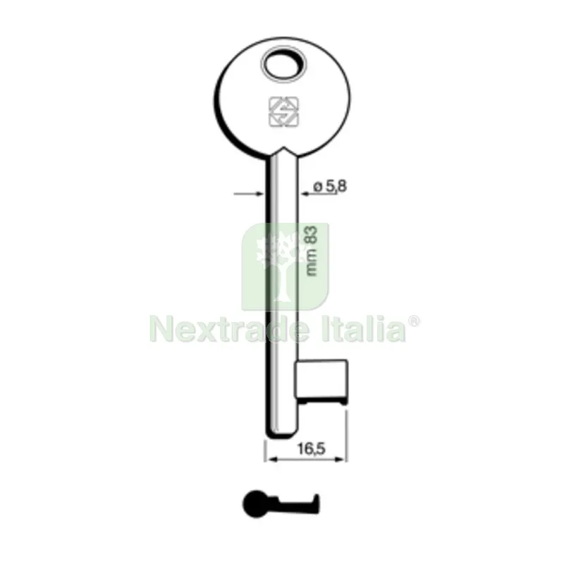 5PZ CHIAVI SILCA PATENT AGB-PARI 6P1D NI — Serrature e cilindri — rif. FERX.501627 5PZ CHIAVI SILCA PATENT AGB-PARI 6P1D NI — Serrature e cilindri — rif. FERX.501627