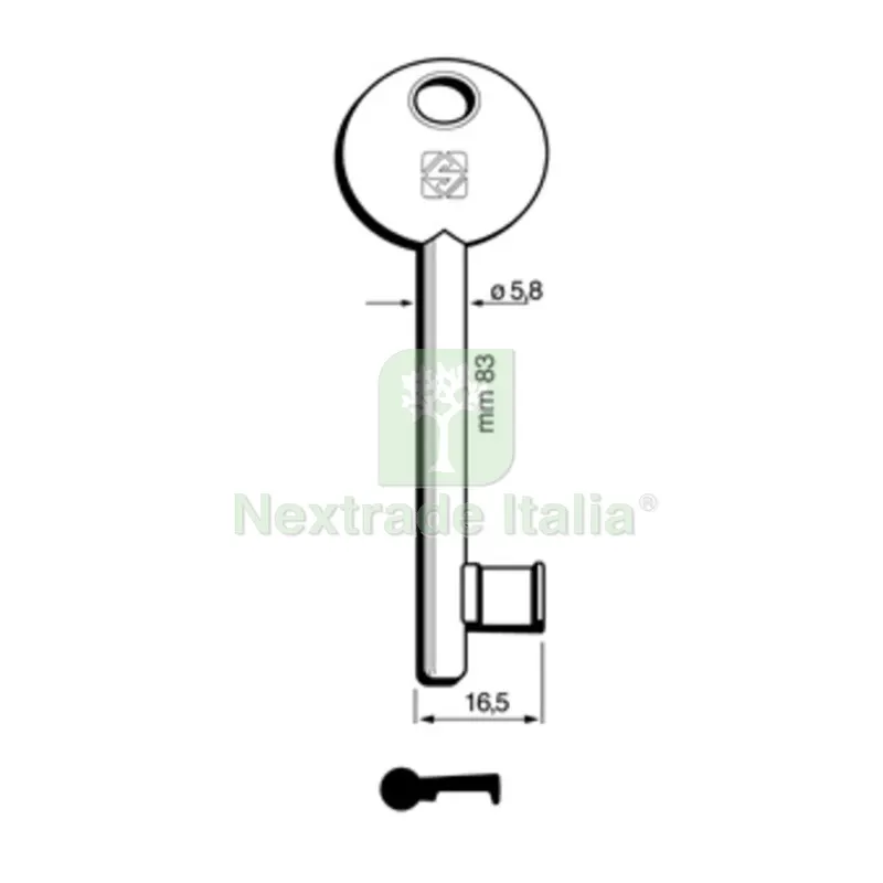 5PZ CHIAVI SILCA PATENT AGB-DISP 6P1S BZ — Serrature e cilindri — rif. FERX.501630 5PZ CHIAVI SILCA PATENT AGB-DISP 6P1S BZ — Serrature e cilindri — rif. FERX.501630