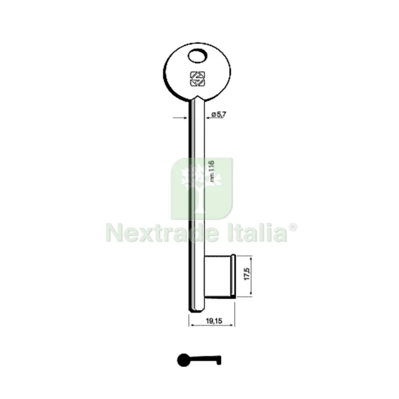5PZ CHIAVI SILCA PATENT CORNI DISP 6P7S NI — Serrature e cilindri — rif. FERX.501634 5PZ CHIAVI SILCA PATENT CORNI DISP 6P7S NI — Serrature e cilindri — rif. FERX.501634