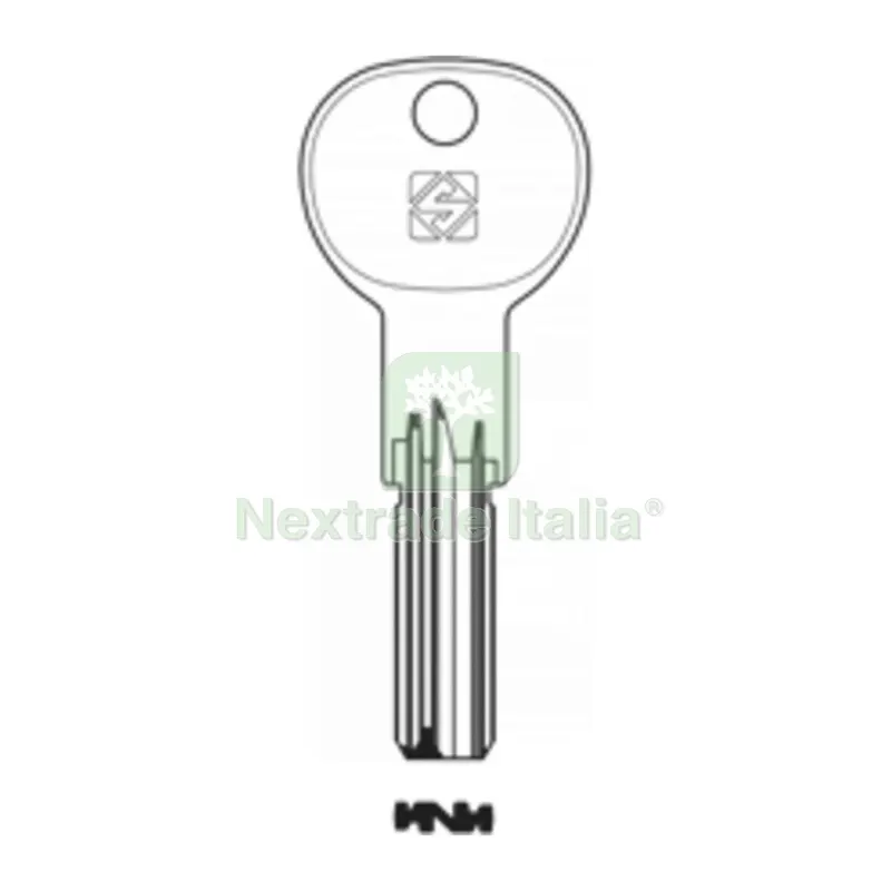 5PZ Chiavi Silca Punzonate IE14X OLC (collo Lungo) — Serrature e cilindri — rif. FERX.501839