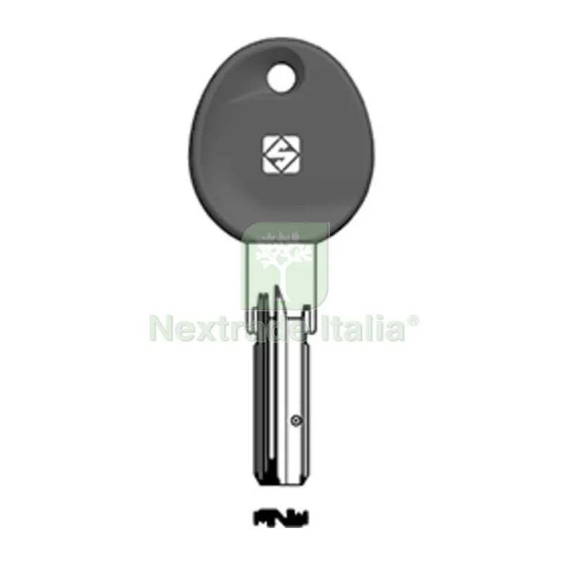 5PZ CHIAVI SILCA PUNZONATE IE38RP SNI BLU — Serrature e cilindri — rif. FERX.501844