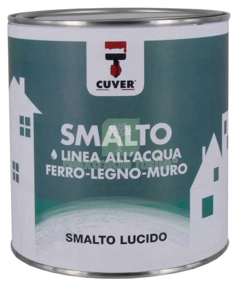 6PZ Smalto Lucido MOD.AQQUAVER Bianco LT.0,750 — Vernici e smalti — rif. FERX.50198 6PZ Smalto Lucido MOD.AQQUAVER Bianco LT.0,750 — Vernici e smalti — rif. FERX.50198