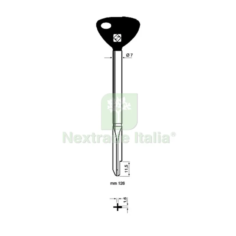 5PZ CHIAVI SILCA CROCE XY10P FE T.P. — Serrature e cilindri — rif. FERX.502031 5PZ CHIAVI SILCA CROCE XY10P FE T.P. — Serrature e cilindri — rif. FERX.502031