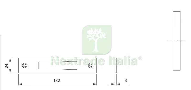 ISEO ART. 038.020 CONTROPIASTRA X SERRATURA 783.3 — Serrature e cilindri — rif. FERX.50214 ISEO ART. 038.020 CONTROPIASTRA X SERRATURA 783.3 — Serrature e cilindri — rif. FERX.50214