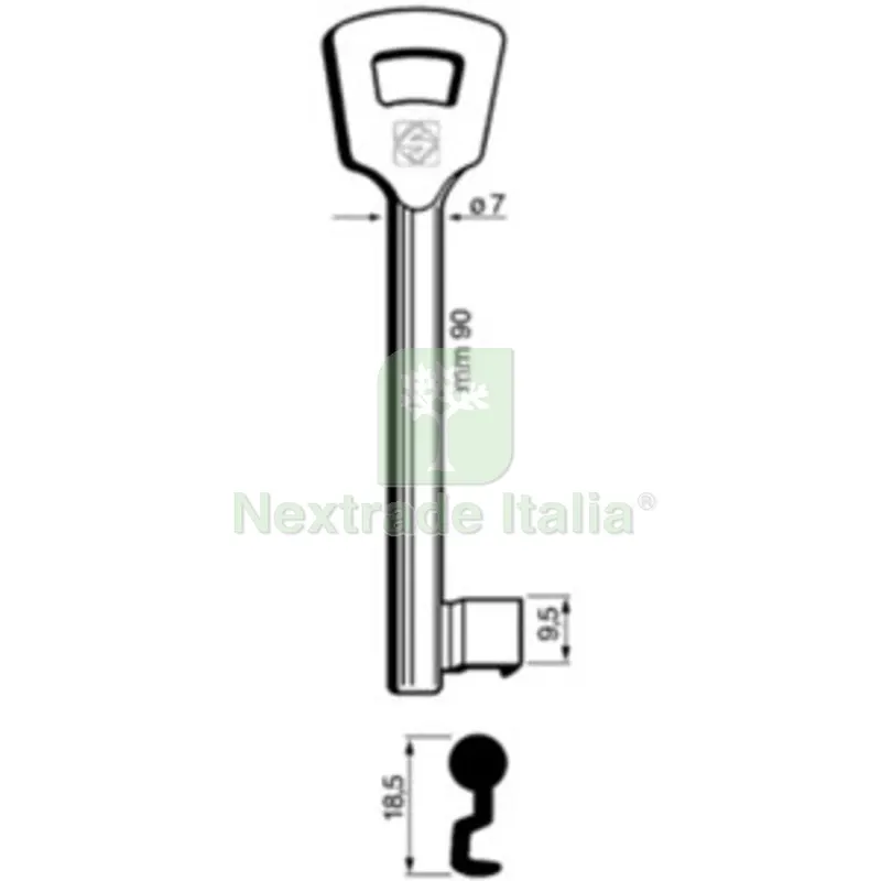 5PZ CHIAVI SILCA PATENT 1NFHL ZAMA — Serrature e cilindri — rif. FERX.502156