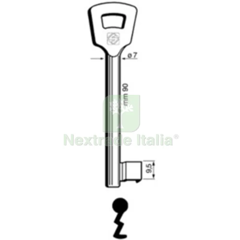 5PZ CHIAVI SILCA PATENT 7NFHL ZAMA — Serrature e cilindri — rif. FERX.502162 5PZ CHIAVI SILCA PATENT 7NFHL ZAMA — Serrature e cilindri — rif. FERX.502162