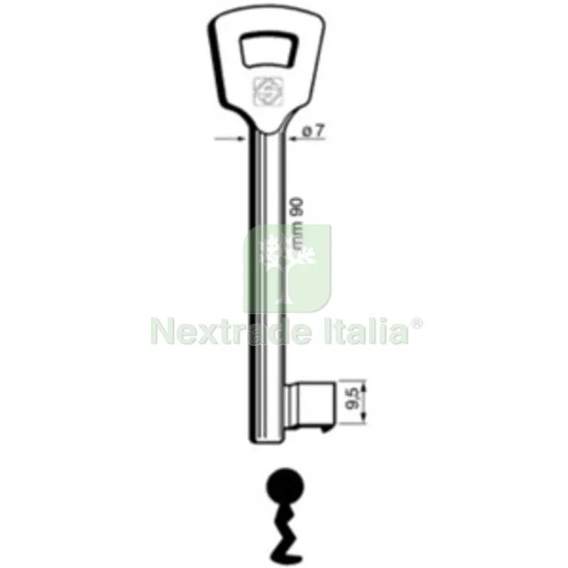 5PZ CHIAVI SILCA PATENT 9NFHL ZAMA — Serrature e cilindri — rif. FERX.502164