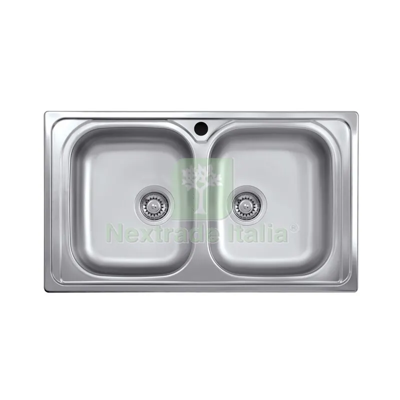 Kit Lavello Eco Incasso 86X50 2 Vasche — Sanitari e ceramiche — rif. FERX.502215
