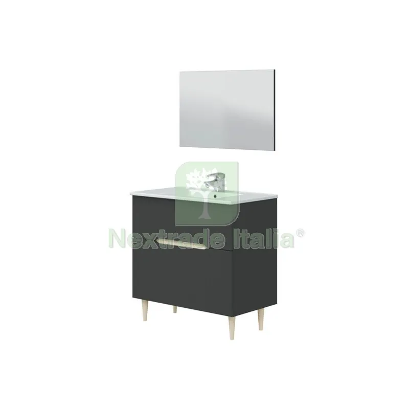 KIT MOBILE BAGNO DENVER 80 ANTRACITE ROVERE — Accessori bagno — rif. FERX.502313 KIT MOBILE BAGNO DENVER 80 ANTRACITE ROVERE — Accessori bagno — rif. FERX.502313