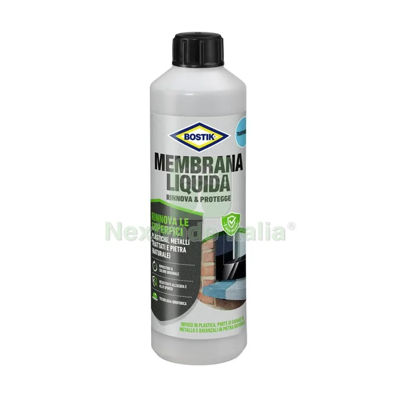 Bostik Membrana Liquida Rinn - Prot. 500 ML Trasp — Adesivi e sigillanti — rif. FERX.502351 Bostik Membrana Liquida Rinn - Prot. 500 ML Trasp — Adesivi e sigillanti — rif. FERX.502351