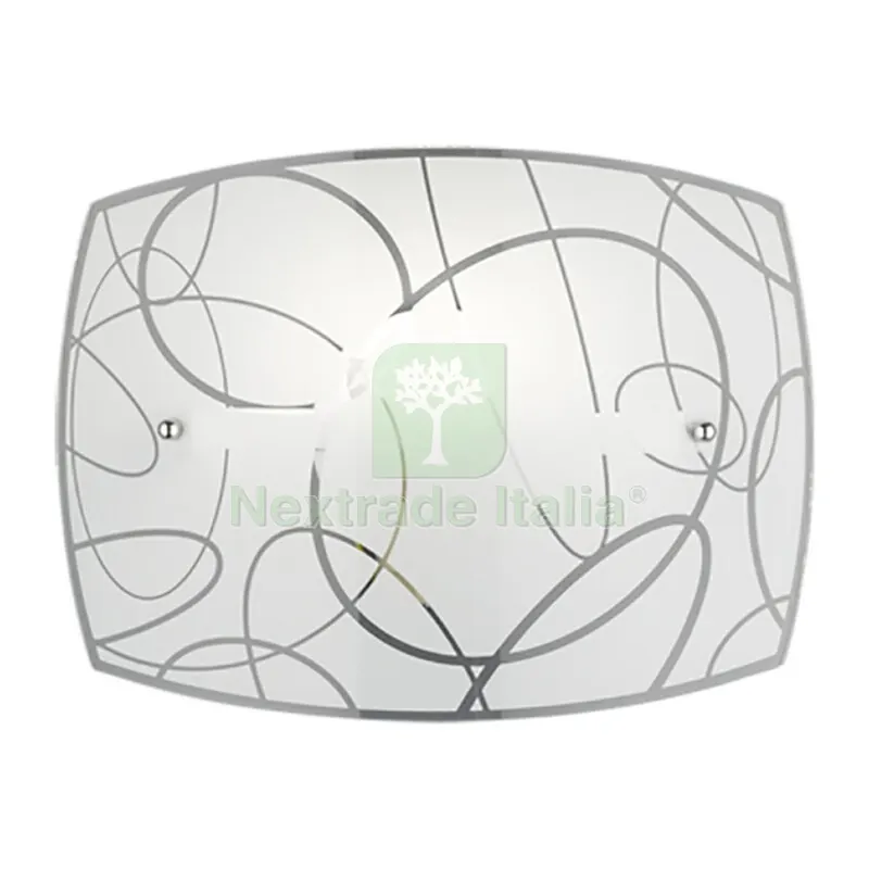 APPLIQUE SPIRELLI DECORO CERCHI E27 30X22 CM — Illuminazione — rif. FERX.502364