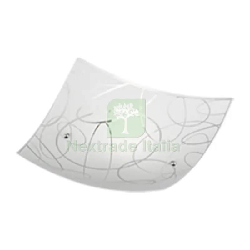 Plafoniera Spirelli Decoro Cerchi E27 30X30 CM — Illuminazione — rif. FERX.502365