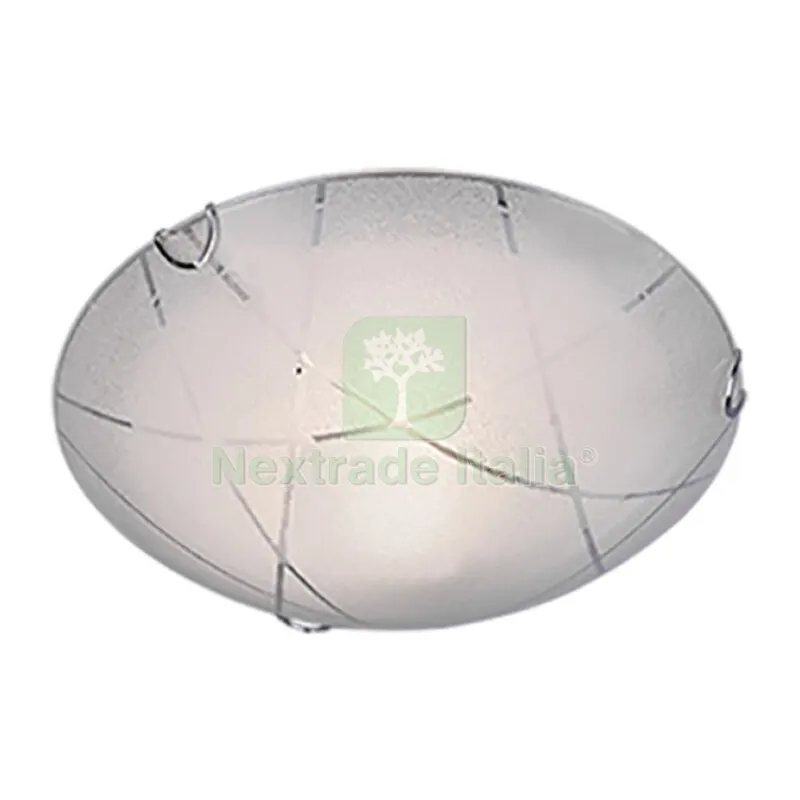 Plafoniera Sandrina Graniglia Righe Trasp. D.30 — Illuminazione — rif. FERX.502373 Plafoniera Sandrina Graniglia Righe Trasp. D.30 — Illuminazione — rif. FERX.502373